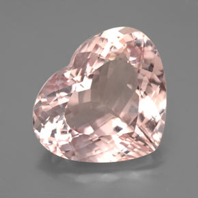Morganita rosa natural de 7,33 ct, forma de corazón, VVS-VS