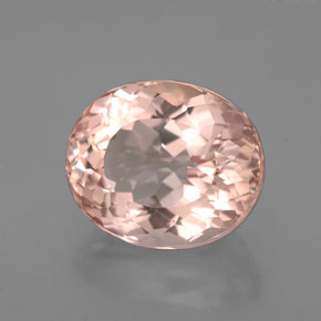 Morganita rosa natural de 5,42 ct, corte óvalo, VVS