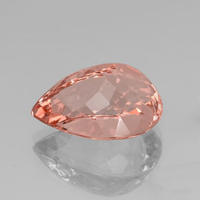 Morganita rosa natural de 13,03 ct, en forma de pera, VVS