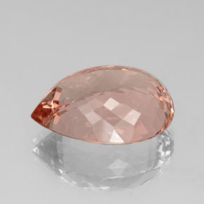 Morganita rosa natural de 17,78 ct, en forma de pera, VVS
