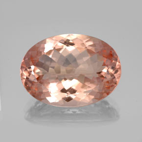 Morganita rosa natural de 10,92 ct, corte óvalo, VVS
