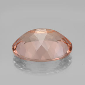 Morganita rosa natural de 10,55 ct, corte óvalo, VVS