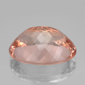 Morganita rosa natural de 14,36 ct, corte óvalo, VVS