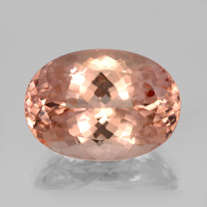 Morganita rosa natural de 13,30 ct, corte óvalo, VVS-VS