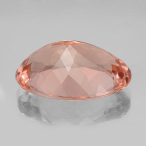 Morganita rosa natural de 15,30 ct, corte óvalo, VVS
