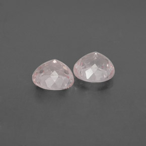 Gemas de morganita rosa natural de  ct, corte redondo, VS