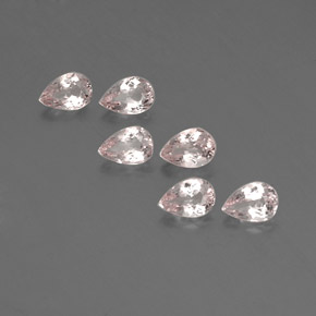 Gemas de morganita rosa natural de  ct, en forma de pera, VVS-VS