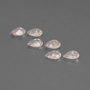 Gemas de morganita rosa natural de  ct, en forma de pera, VVS-VS