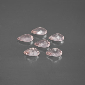 Gemas de morganita rosa natural de  ct, en forma de pera, VVS-VS