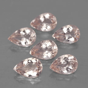 Gemas de morganita rosa natural de  ct, en forma de pera, VVS-VS