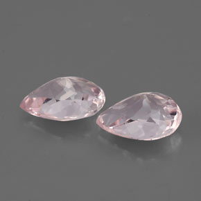 Gemas de morganita rosa natural de  ct, en forma de pera, VS
