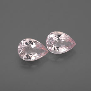 Gemas de morganita rosa natural de  ct, en forma de pera, VVS-VS