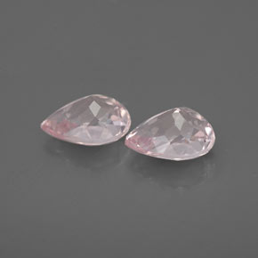 Gemas de morganita rosa natural de  ct, en forma de pera, VVS-VS