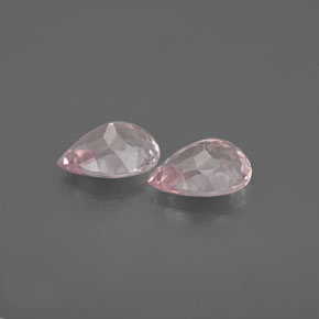 Gemas de morganita rosa natural de  ct, en forma de pera, VVS