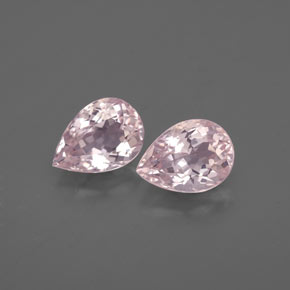 Gemas de morganita rosa natural de  ct, en forma de pera, VVS