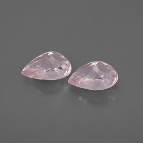 Gemas de morganita rosa natural de  ct, en forma de pera, VVS