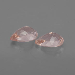 Gemas de morganita rosa natural de  ct, en forma de pera, VS