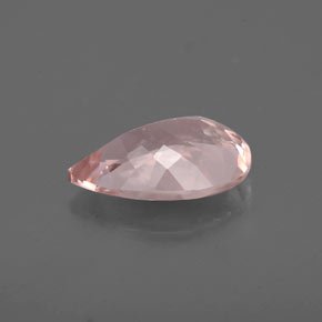 Morganita rosa natural de 1,48 ct, en forma de pera, VVS-VS