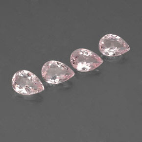 Gemas de morganita rosa natural de  ct, en forma de pera, VS