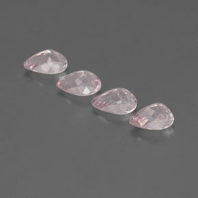 Gemas de morganita rosa natural de  ct, en forma de pera, VVS-VS