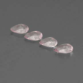 Gemas de Morganita Rosado claro natural de  ct, En forma de pera, VVS-VS