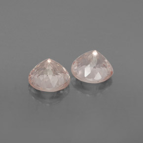 Gemas de morganita rosa natural de  ct, corte redondo, VVS-VS