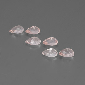 Gemas de Morganita Rosado claro natural de  ct, En forma de pera, VS
