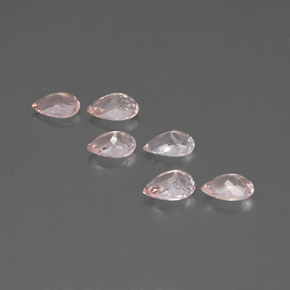 Gemas de morganita rosa natural de  ct, en forma de pera, VVS-VS