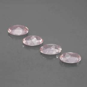 Gemas de morganita rosa natural de  ct, corte óvalo, VVS