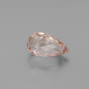 Morganita rosa natural de 4,15 ct, briolette, VS
