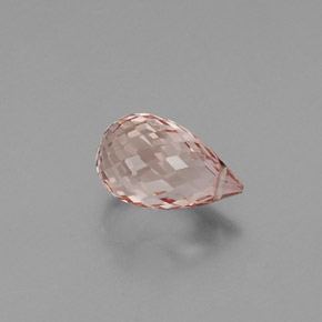 Morganita rosa natural de 4,88 ct, briolette, VVS-VS