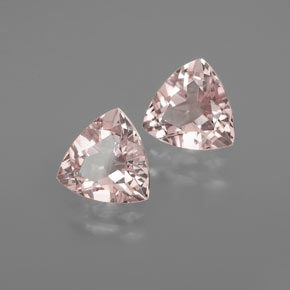 Gemas de morganita rosa natural de  ct, trillón, VVS-VS