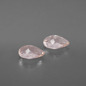 Gemas de morganita rosa natural de  ct, en forma de pera, VS