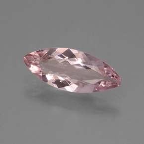 Morganita rosa natural de 1,32 ct, marquesa, VS