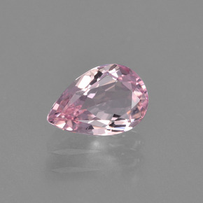 Morganita Rosado claro natural de 0.83 ct, En forma de pera, VVS-VS