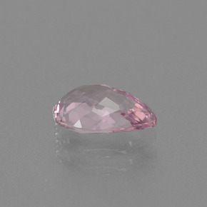 Morganita Rosado claro natural de 0.83 ct, En forma de pera, VVS-VS