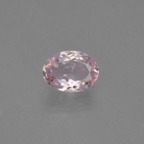 Morganita rosa natural de 0,84 ct, corte óvalo, VVS-VS