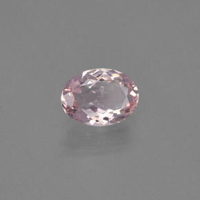 Morganita rosa natural de 0,84 ct, corte óvalo, VVS-VS