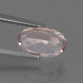 Morganita rosa natural de 1,12 ct, corte óvalo, VVS