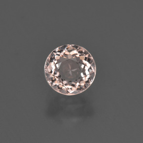 Morganita Rosado claro natural de 0.76 ct, Corte Redondo, VS