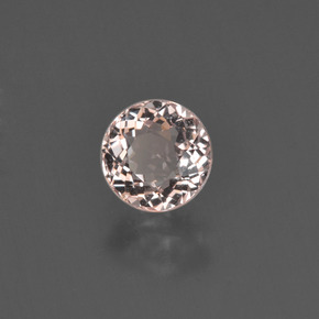 Morganita Rosado claro natural de 0.76 ct, Corte Redondo, VS