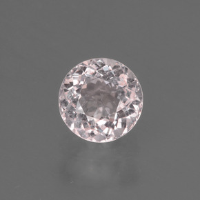 Morganita Rosado claro natural de 0.52 ct, Corte Redondo, VS