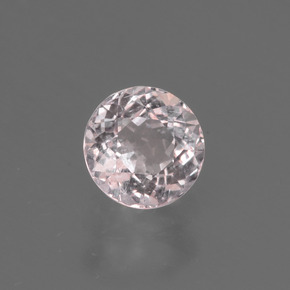 Morganita Rosado claro natural de 0.52 ct, Corte Redondo, VS