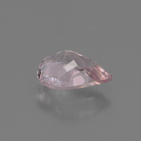 Morganita rosa natural de 1,08 ct, en forma de pera, VS