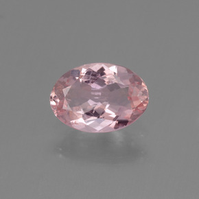 Morganita Rosado claro natural de 0.84 ct, Corte Óvalo, VS