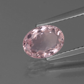 Morganita rosa natural de 1,03 ct, corte óvalo, VS