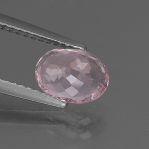 Morganita rosa natural de 1,03 ct, corte óvalo, VS