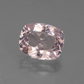 Morganita rosa natural de 1,71 ct, corte cojín, VS-SI