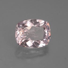 Morganita rosa natural de 1,71 ct, corte cojín, VS-SI