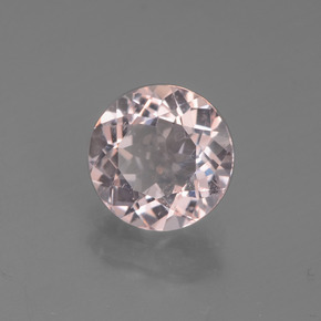 Morganita rosa natural de 1,31 ct, corte redondo, VS